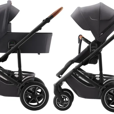 Britax Romer Smile 5Z Wózek Głęboko-Spacerowy Midnight Grey Rama Matt Black