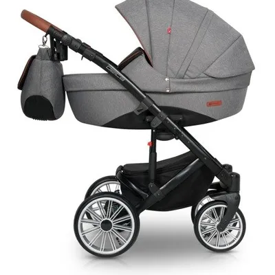 Euro-Cart Delta Wózek Głęboko-Spacerowy 2w1 Anthracite