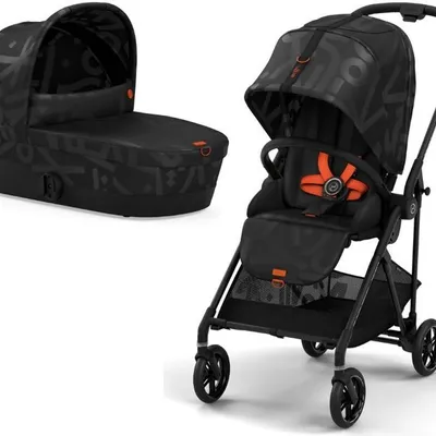 Cybex Melio Street Wózek Głęboko-Spacerowy Real Black