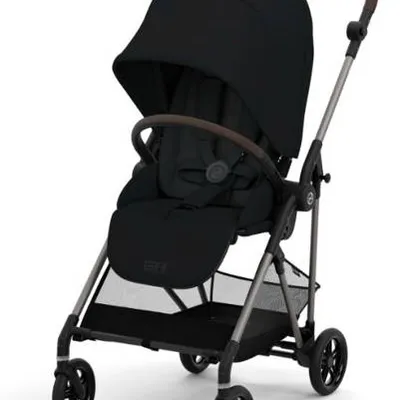 Cybex Melio New Wózek Spacerowy Rama Taupe Moon Black