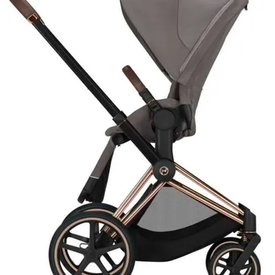 Cybex e-Priam 3.0 Rama ze Stelażem Siedziska + Tapicerka Wózek Spacerowy Soho Grey