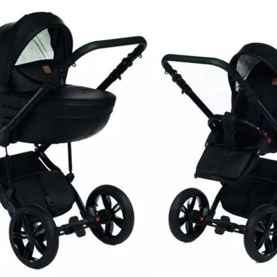 Dada Prams Max 500 Wózek Głęboko-Spacerowy 2w1 Pure Black