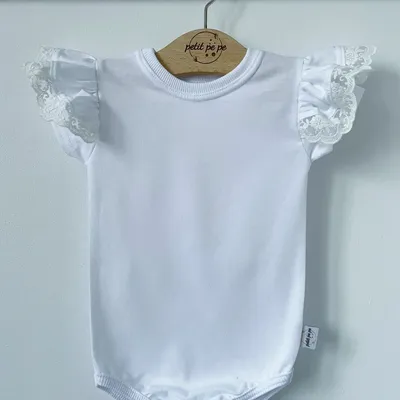 Body z cienkiej dzianiny jersey - pure white