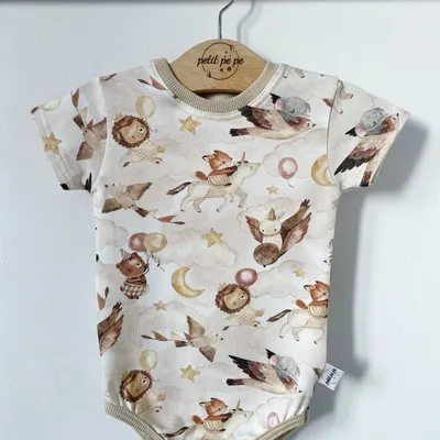 Body z cienkiej dzianiny jersey lux - Boho baby