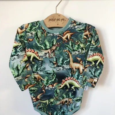 Body z cienkiej dzianiny jersey - jurassic park