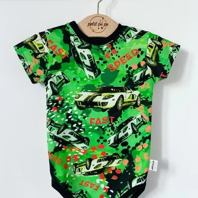 Body z cienkiej dzianiny jersey - Speed car