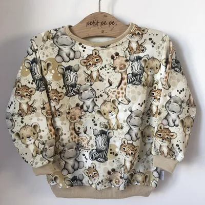 Bluza dresowa - cute safari boy