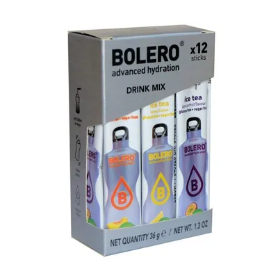 Bolero Ice Tea Mix Sticks (12szt) 3g Zestaw Herbat Mrożonych. Napój w proszku