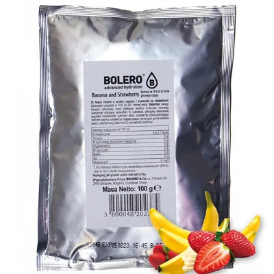 Bolero 100g Banana & Strawberry (Banan & Truskawka)