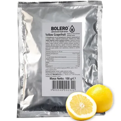 Bolero 100g Yellow Grapefruit (Żółty Grejpfrut)