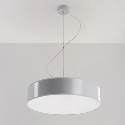 Lampa wisząca ARENA 45 SZARA