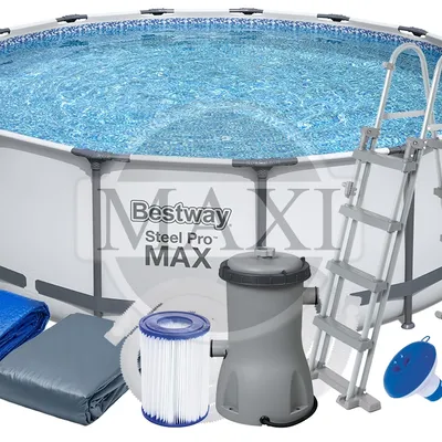 12w1 BASEN STELAŻOWY PRO MAX 457x122 cm - BESTWAY 56438