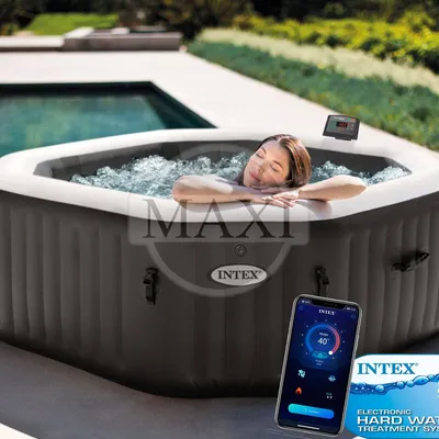 DMUCHANE SPA JACUZZI JET&BUBBLE 201x71 cm 4 os. WiFi - INTEX 28458