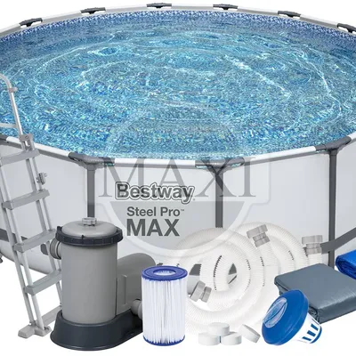 11w1 BASEN STELAŻOWY PRO MAX 488x122 cm -  BESTWAY 5612Z