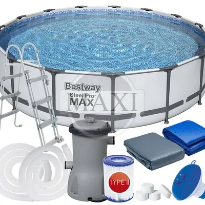 12w1 BASEN STELAŻOWY PRO MAX 457x107 cm - BESTWAY 56488