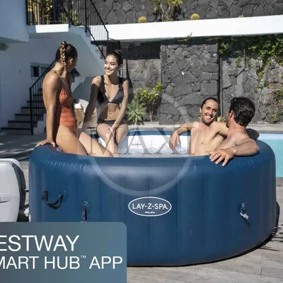 DMUCHANE JACUZZI SPA MILAN WiFi 196x71 cm 6 os. - BESTWAY 60029