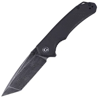 Nóż składany CIVIVI Brazen Black Coarse Micarta, Black Damascus (C2023DS-1)