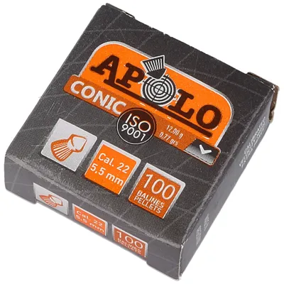 Śrut Apolo Conic 5.5 mm, 100 szt. 0.84g/13.0gr (11001)