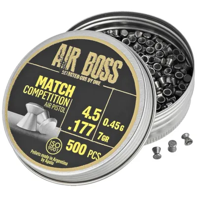 Śrut Apolo Air Boss Match Competition Air Pistol 4.5 mm, 500 szt. 045g/7.0gr