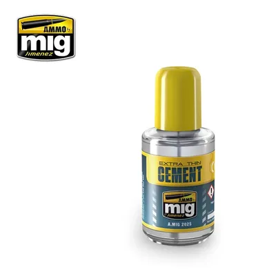 Ammo MiG: Extra Thin Cement (Polyester Plastic Glue) (30 ml)