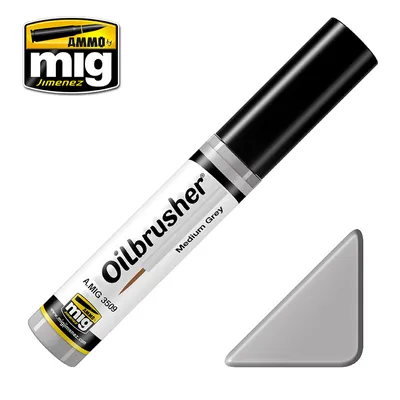 Ammo: Oilbrusher - Medium Grey (10 ml)