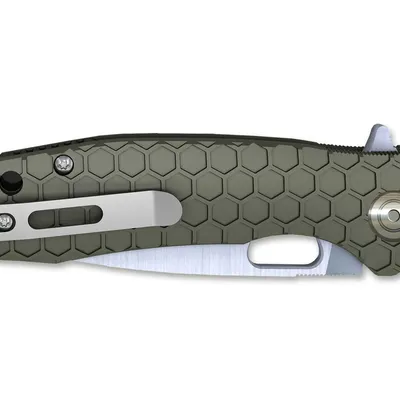 Nóż Honey Badger Flipper Medium Green