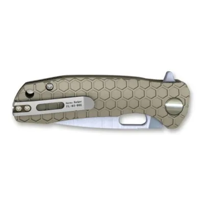 Nóż Honey Badger Flipper D2 Large Tan