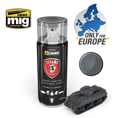 Ammo: Titans Matt Primer - Panzergrau German Dark Grey