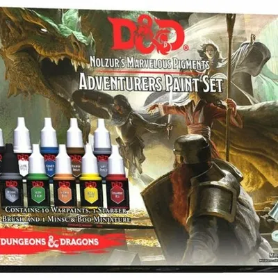 The Army Painter: Dungeons & Dragons Nolzur's Marvelous Pigments - Adventurers Paint Set