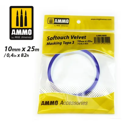 Ammo: Softouch Velvet Masking Tape 3 (10 mm x 25 m)�