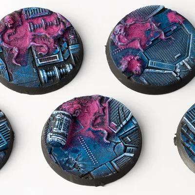 Gamers Grass: Bases Round - Alien Infestation 40 mm (5 szt.)