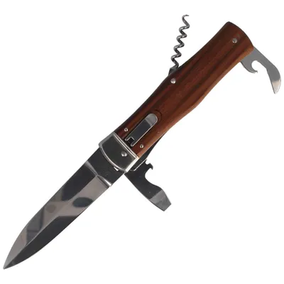 Nóż sprężynowy Mikov Predator Palisander Wood 4ostrz (241-ND-4/KP)