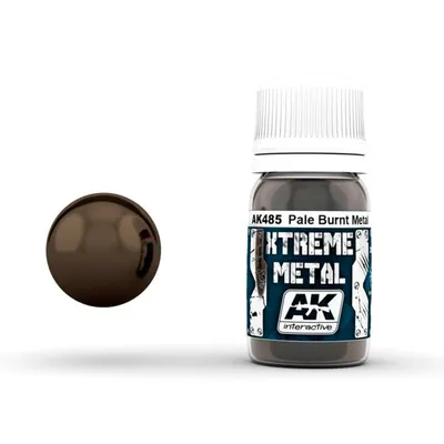 AK Interactive XTREME METAL PALE BURNT METAL 30ML