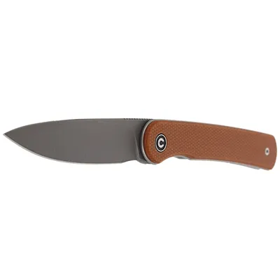 Nóż składany CIVIVI Stylum Brown Micarta, Gray Stonewashed by Ferrum Forge Knife Works (C20010B-A)