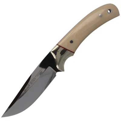 Nóż Muela Full Tang Beige Micarta, Mirror 1.4116 (SETTER-11B)