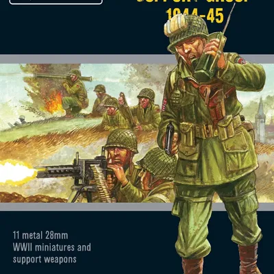 BOLT ACTION US Airborne Support Group (1944-45) (HQ, Mortar & MMG)