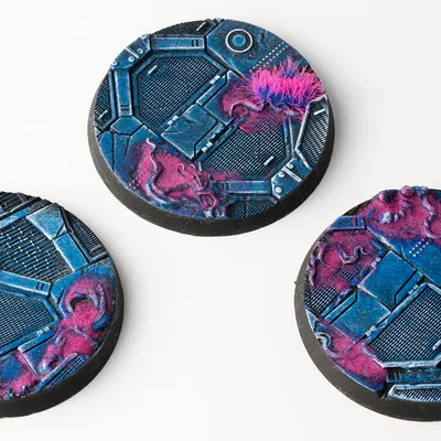 Gamers Grass: Bases Round - Alien Infestation 50 mm (3 szt.)