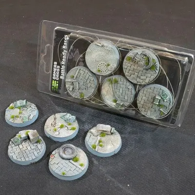 Gamers Grass: Bases Round - Urban Warfare 40mm (5 szt.)