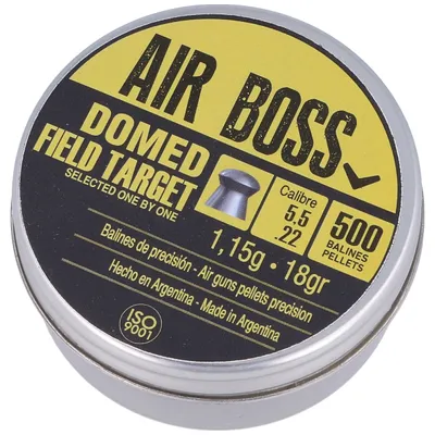 Śrut Apolo Air Boss Domed Field Target 5.5 mm, 500 szt. 1.15g/18.0gr