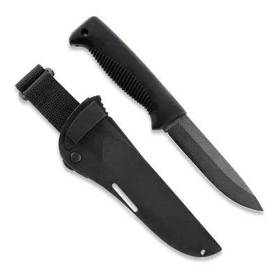 Nóż Peltonen Sissipuukko M07 Ranger Black PTFE - pochwa kompozytowa czarna FJP080