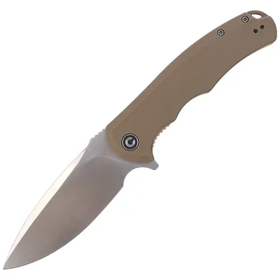 Nóż składany Civivi Praxis Tan G10, Satin 9Cr18MoV (C803B)