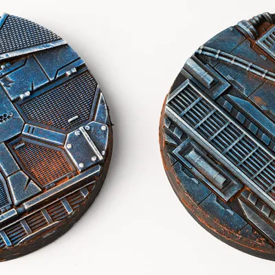 Gamers Grass: Bases Round - Spaceship Corridor 60 mm (2 szt.)