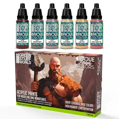 Green Stuff World Paint Set - Flesh Colours