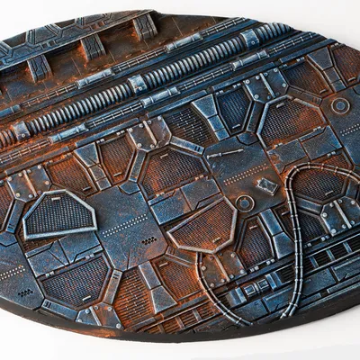 Gamers Grass: Bases Oval - Spaceship Corridor 170 mm