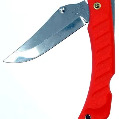 Nóż składany Mikov Crocodile Clip Point Red ABS, Mirror (243-NH-1/C RED)