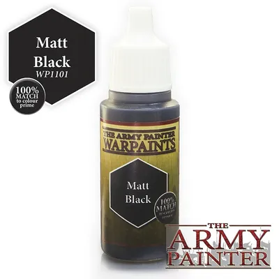 The Army Painter: Warpaints - Matt Black (2022)