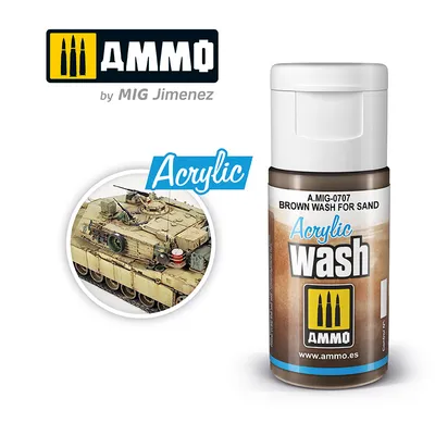 Ammo: Acrylic Wash - Brown Wash for Sand