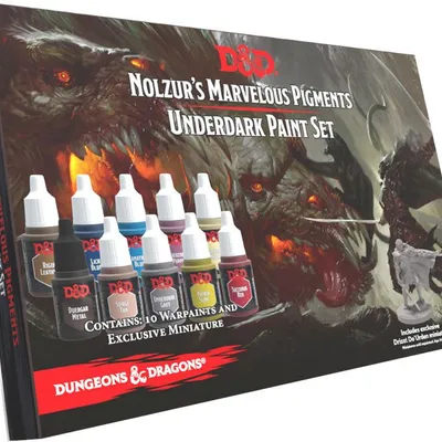 The Army Painter: Dungeons & Dragons Nolzur's Marvelous Pigments - Underdark Paint Set