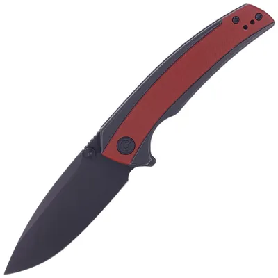 Nóż składany Civivi Teraxe Black Stainless / G10 Burgundy, Black Stonewashed Nitro-V (C20036-1)