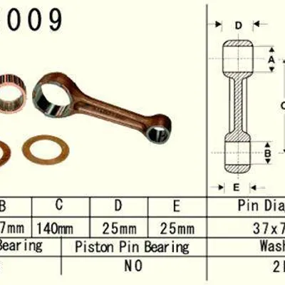 Vesrah Korbowód SUZUKI LTA/LTF 500 VINSON 02-07 / QUADRUNER 98-02 / CF-MOTO 500 / ARCTIC CAT XT 550/700 09-